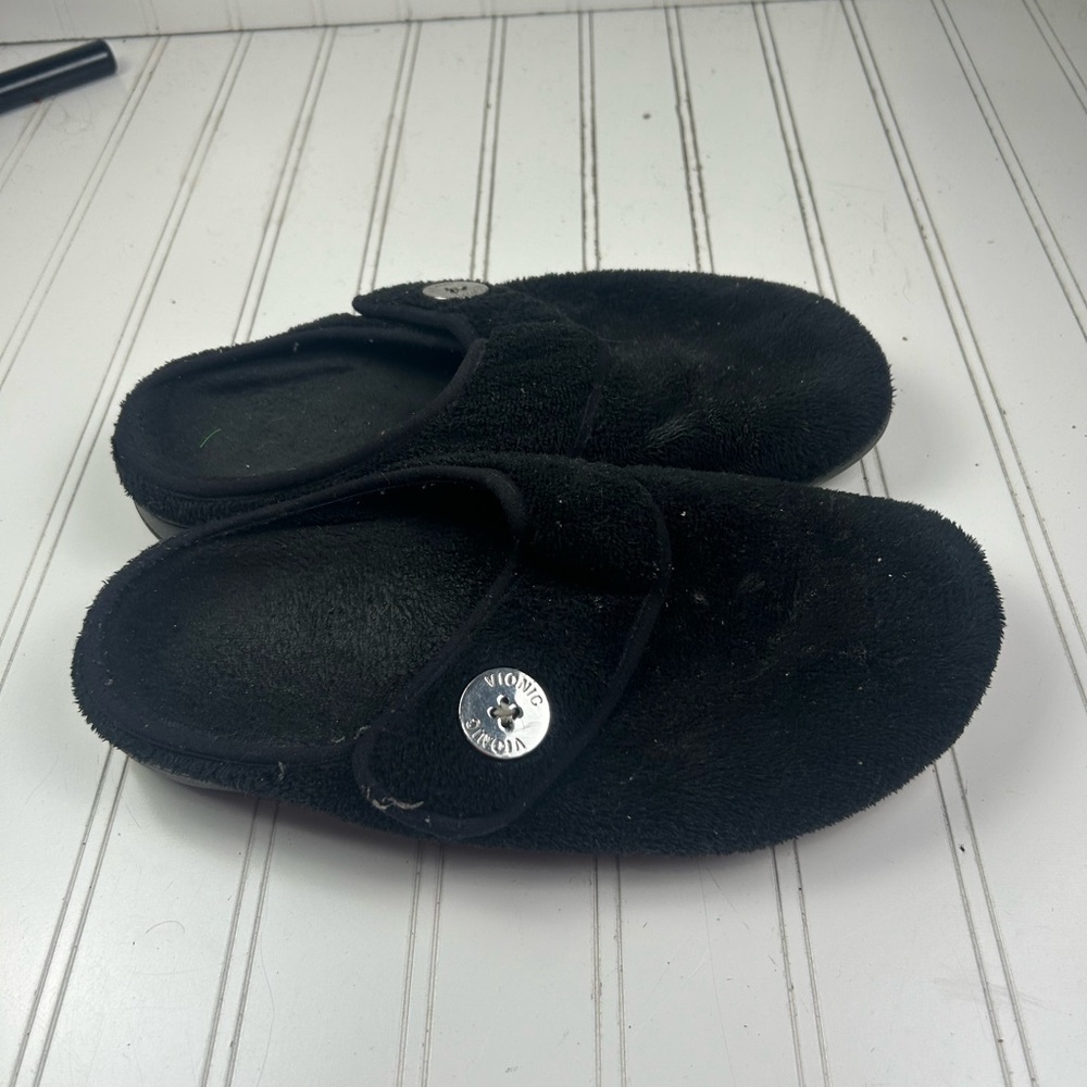 Vionic Sadie Plush Adjustable Strap Orthotic Slip… - image 2